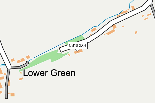 CB10 2XH map - OS OpenMap – Local (Ordnance Survey)
