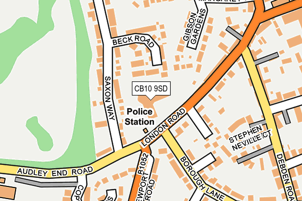 CB10 9SD map - OS OpenMap – Local (Ordnance Survey)