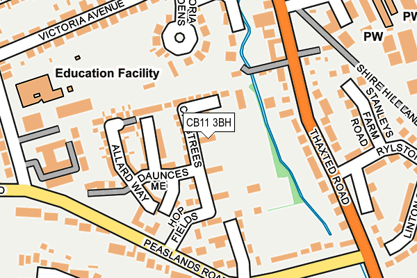 CB11 3BH map - OS OpenMap – Local (Ordnance Survey)