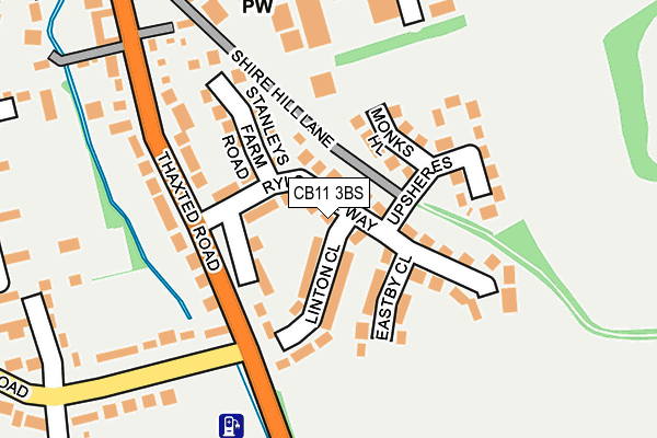CB11 3BS map - OS OpenMap – Local (Ordnance Survey)