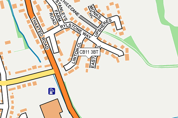 CB11 3BT map - OS OpenMap – Local (Ordnance Survey)