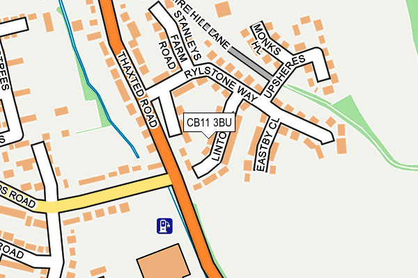 CB11 3BU map - OS OpenMap – Local (Ordnance Survey)