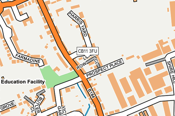CB11 3FU map - OS OpenMap – Local (Ordnance Survey)