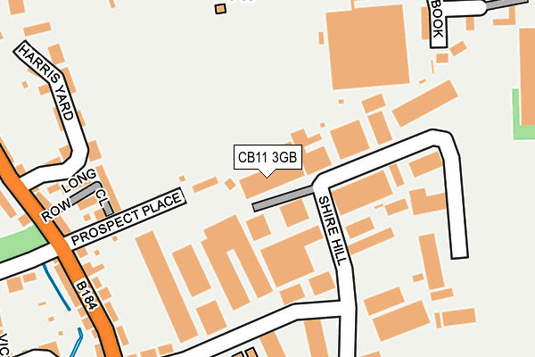 CB11 3GB map - OS OpenMap – Local (Ordnance Survey)