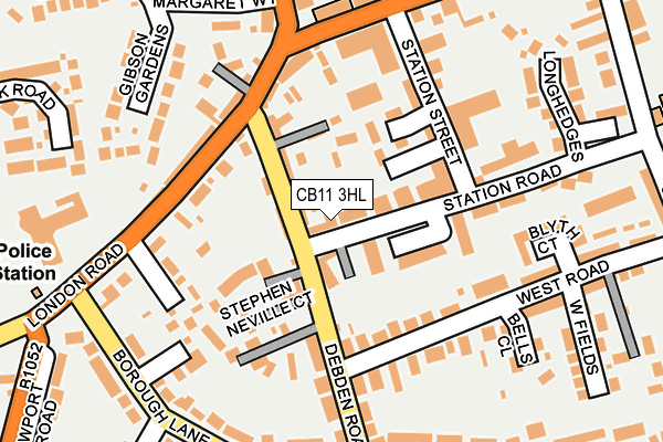 CB11 3HL map - OS OpenMap – Local (Ordnance Survey)