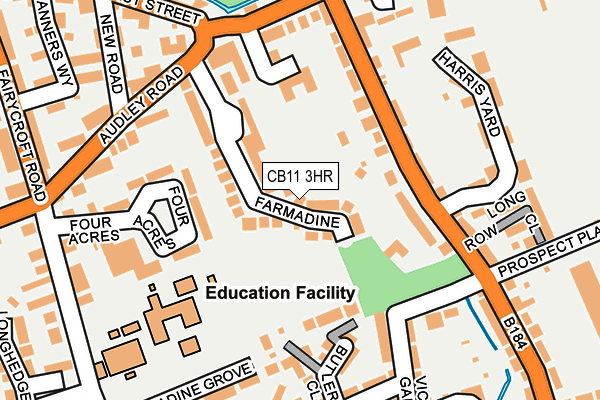 CB11 3HR map - OS OpenMap – Local (Ordnance Survey)