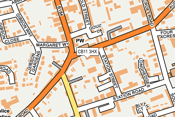 CB11 3HX map - OS OpenMap – Local (Ordnance Survey)