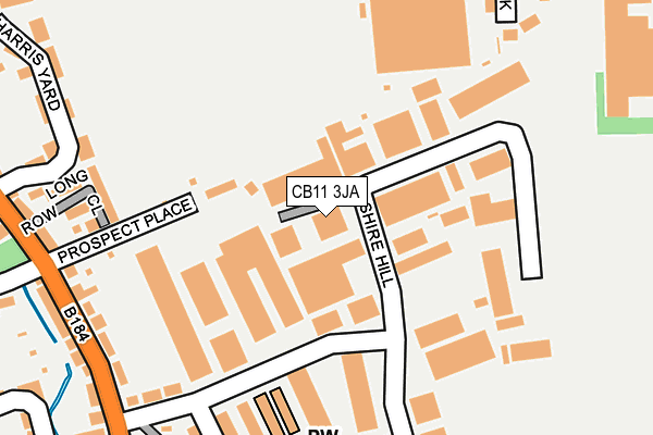 CB11 3JA map - OS OpenMap – Local (Ordnance Survey)