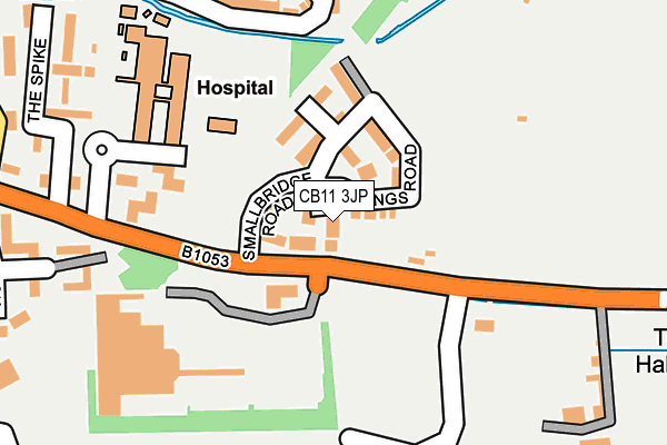 CB11 3JP map - OS OpenMap – Local (Ordnance Survey)