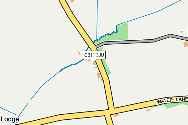 CB11 3JU map - OS OpenMap – Local (Ordnance Survey)