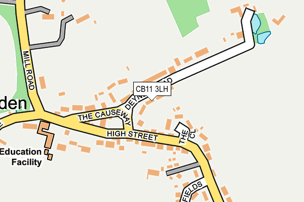 CB11 3LH map - OS OpenMap – Local (Ordnance Survey)