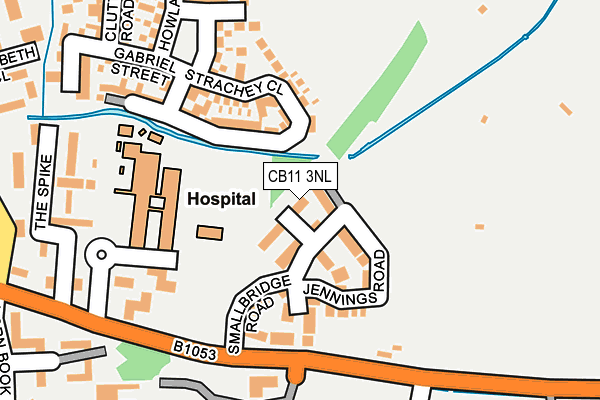 CB11 3NL map - OS OpenMap – Local (Ordnance Survey)