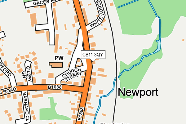 Map of NEWPORT STORES (ESSEX) LIMITED at local scale