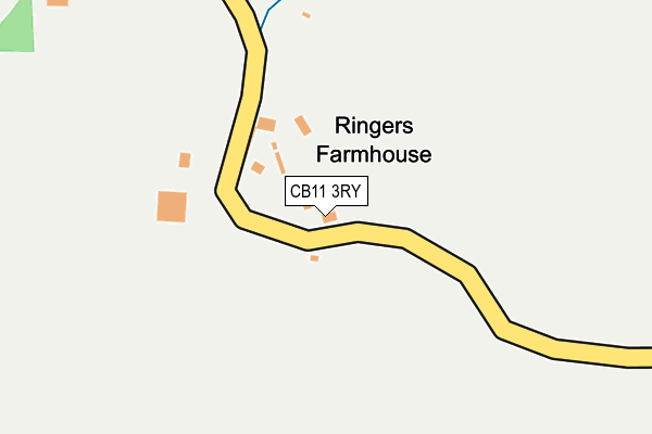 CB11 3RY map - OS OpenMap – Local (Ordnance Survey)