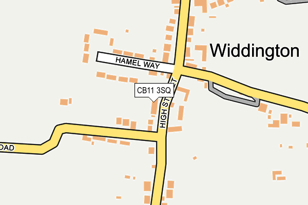 CB11 3SQ map - OS OpenMap – Local (Ordnance Survey)