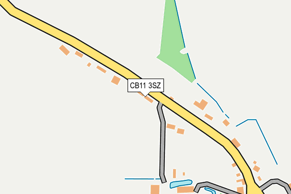 CB11 3SZ map - OS OpenMap – Local (Ordnance Survey)
