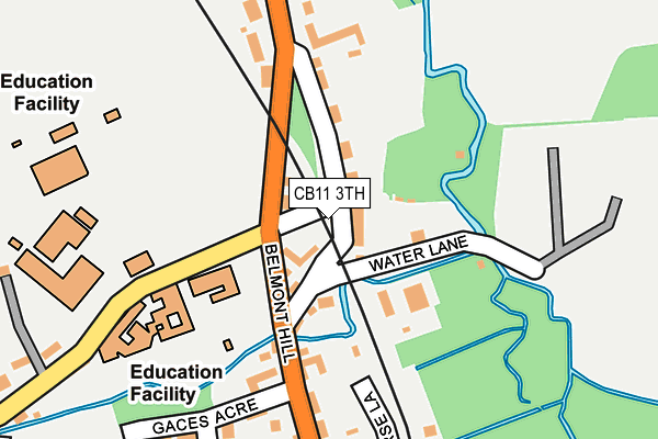 CB11 3TH map - OS OpenMap – Local (Ordnance Survey)