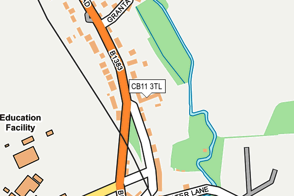 CB11 3TL map - OS OpenMap – Local (Ordnance Survey)