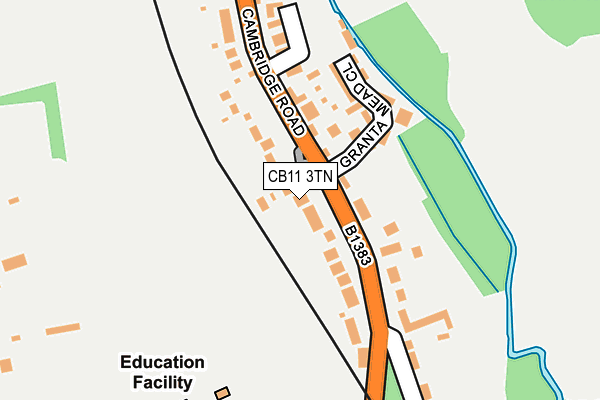 Map of THE GREEN GARAGES (NEWPORT) LIMITED at local scale