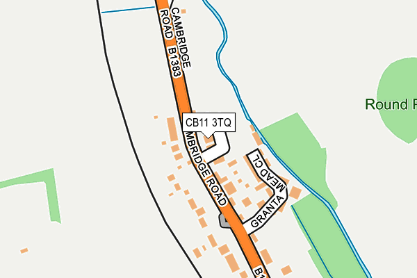 CB11 3TQ map - OS OpenMap – Local (Ordnance Survey)