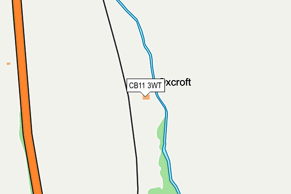 CB11 3WT map - OS OpenMap – Local (Ordnance Survey)
