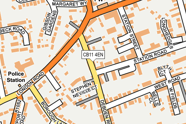 CB11 4EN map - OS OpenMap – Local (Ordnance Survey)