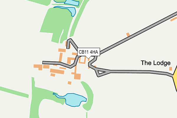 CB11 4HA map - OS OpenMap – Local (Ordnance Survey)