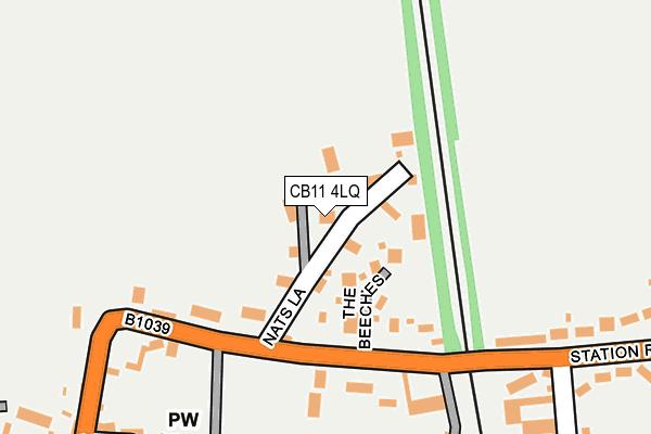 CB11 4LQ map - OS OpenMap – Local (Ordnance Survey)
