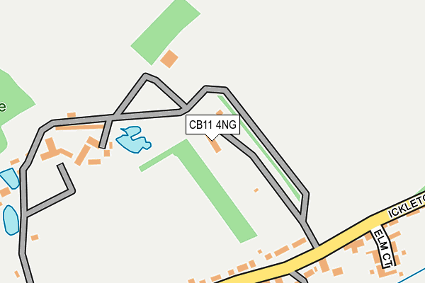 CB11 4NG map - OS OpenMap – Local (Ordnance Survey)