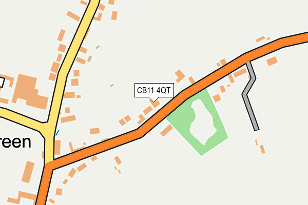 CB11 4QT map - OS OpenMap – Local (Ordnance Survey)
