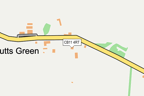 CB11 4RT map - OS OpenMap – Local (Ordnance Survey)