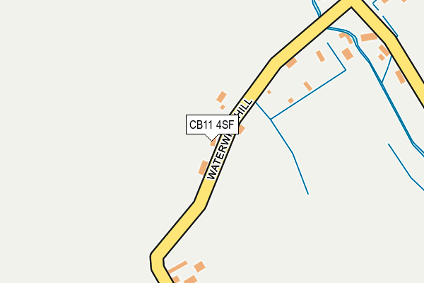 CB11 4SF map - OS OpenMap – Local (Ordnance Survey)