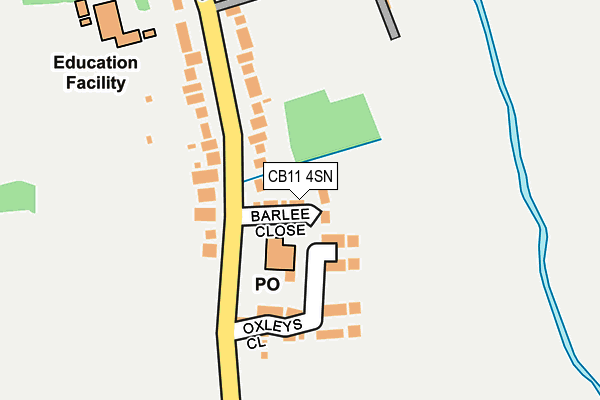 CB11 4SN map - OS OpenMap – Local (Ordnance Survey)