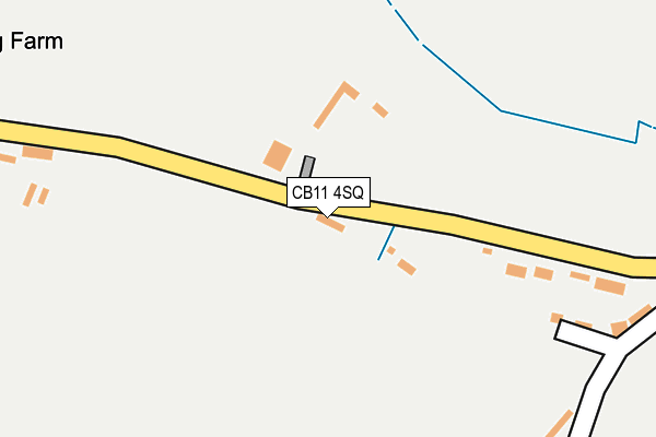 CB11 4SQ map - OS OpenMap – Local (Ordnance Survey)