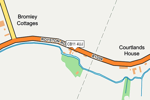 CB11 4UJ map - OS OpenMap – Local (Ordnance Survey)