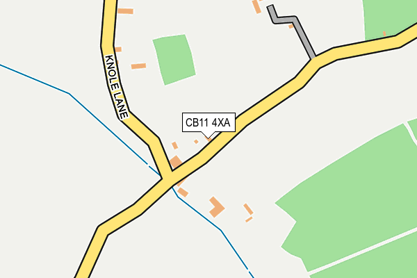 CB11 4XA map - OS OpenMap – Local (Ordnance Survey)