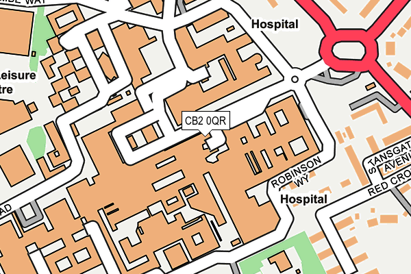 CB2 0QR map - OS OpenMap – Local (Ordnance Survey)