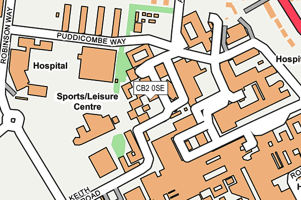 CB2 0SE map - OS OpenMap – Local (Ordnance Survey)