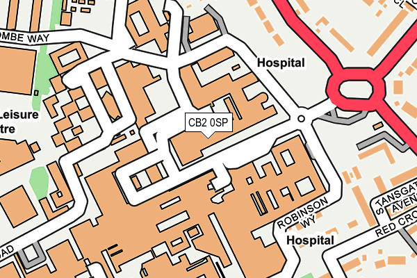 CB2 0SP map - OS OpenMap – Local (Ordnance Survey)