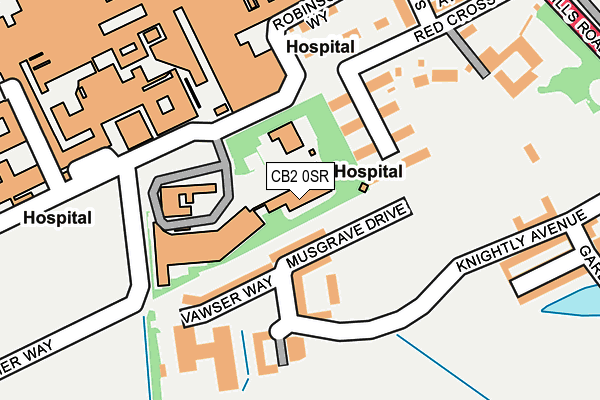 CB2 0SR map - OS OpenMap – Local (Ordnance Survey)