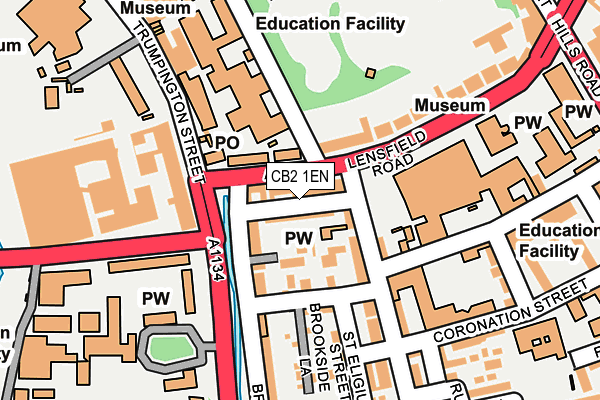CB2 1EN map - OS OpenMap – Local (Ordnance Survey)