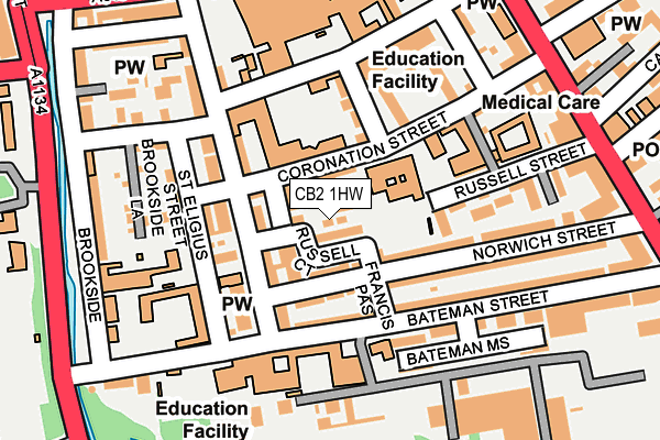 Map of ITRANSACT LIMITED at local scale