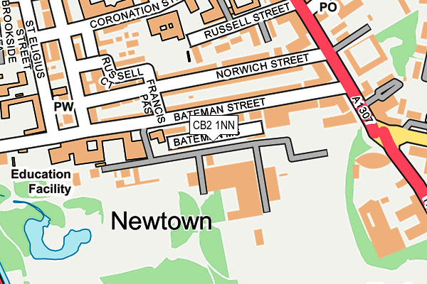 CB2 1NN map - OS OpenMap – Local (Ordnance Survey)