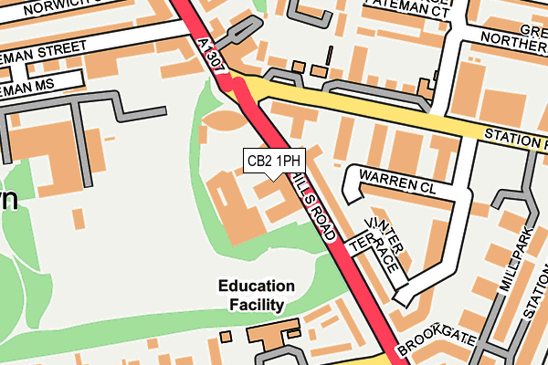 Map of CAMBRIDGE RAMAN IMAGING LTD at local scale