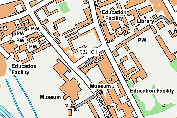 CB2 1QH map - OS OpenMap – Local (Ordnance Survey)