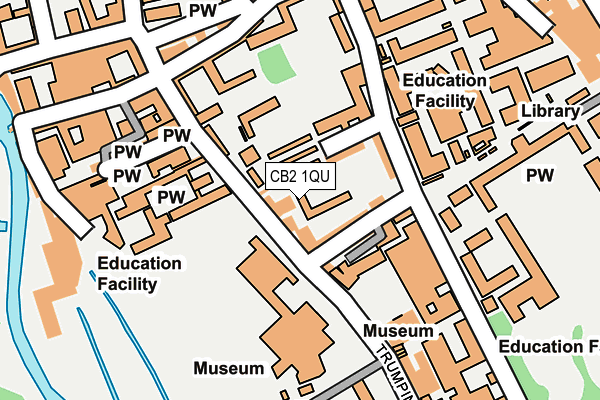 CB2 1QU map - OS OpenMap – Local (Ordnance Survey)