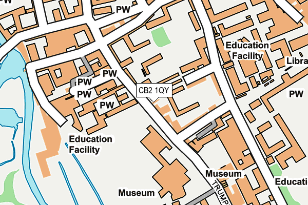 CB2 1QY map - OS OpenMap – Local (Ordnance Survey)