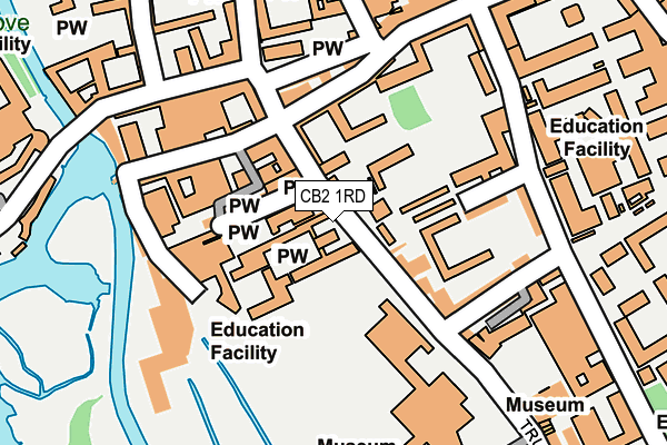 CB2 1RD map - OS OpenMap – Local (Ordnance Survey)