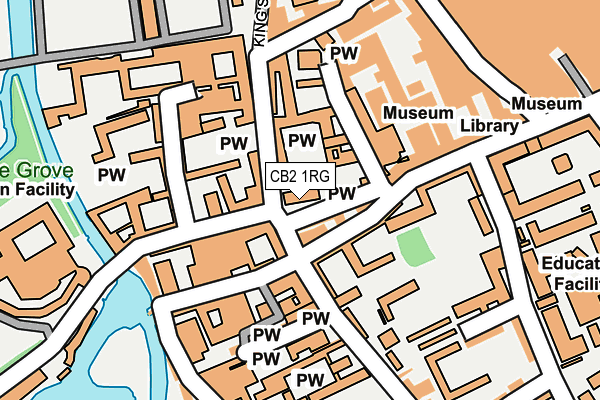 CB2 1RG map - OS OpenMap – Local (Ordnance Survey)
