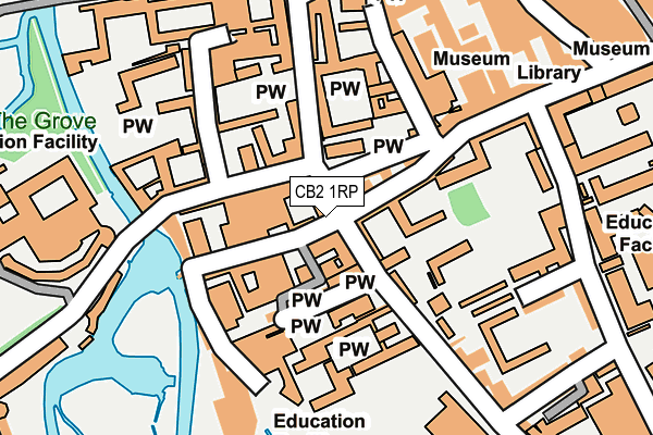 CB2 1RP map - OS OpenMap – Local (Ordnance Survey)